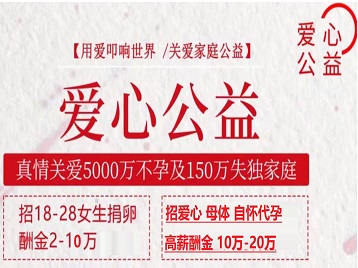 宽城捐卵助孕生子 爱心志愿者招募